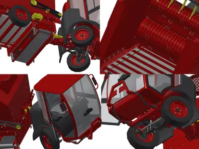Heavy Equipment - straw 3D model