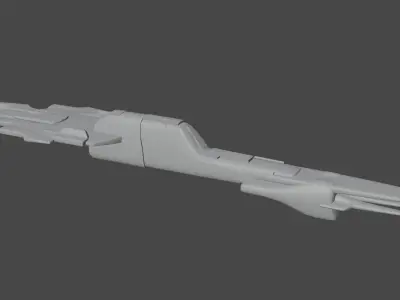 21 spaceship base meshes  3D model