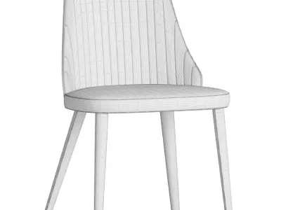 Break Dining Chair Bross Itlay 3D model