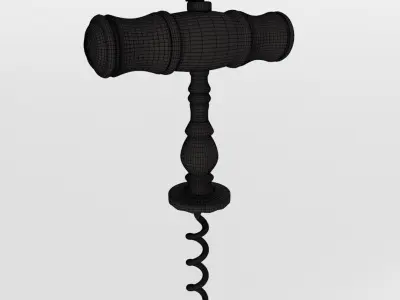 Victorian Corkscrew 3D model