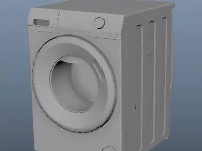 Haier I-Pro Series 3 washing machine Low-poly 3D model