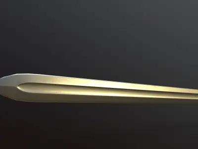 Medieval Sword Low-poly 3D model order
