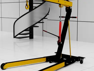 Engine crane 3D model
