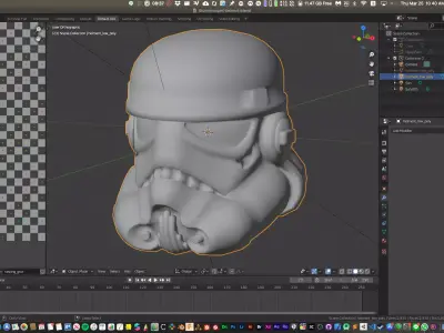Stormtrooper helmet Free 3D model purchase