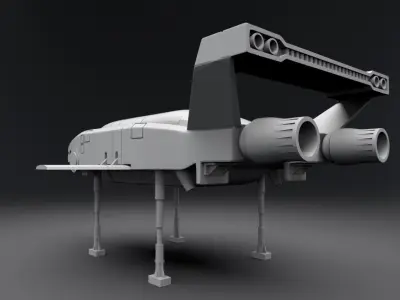 Thunderbird2 2015 scale model 3D print model