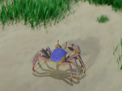 Ghost crab 3D model