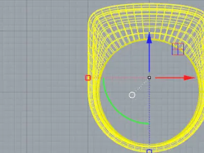 Sviluppo anello con suprfice Free 3D model