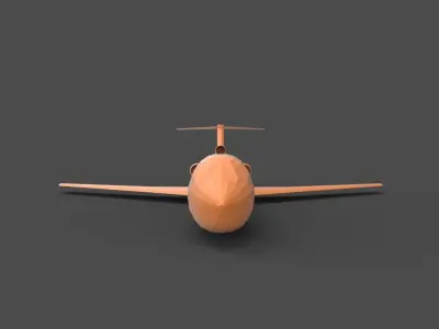 Boeing 727 3D print model