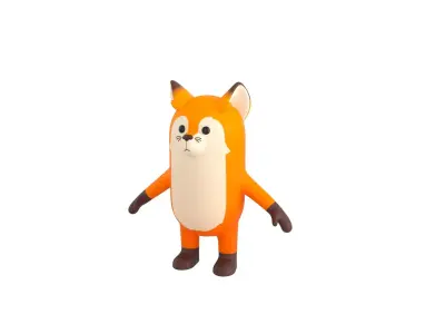 Fox Character 3D model