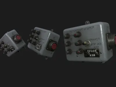 Controller AZI Low-poly 3D model