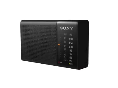 Portable Radio Low-poly 3D model