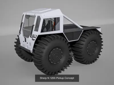 Sherp Collection bulldozer 3D Model Pack