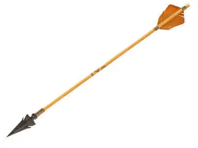Hunting Bow Low-poly 3D model purchase