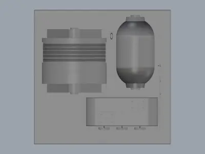Pulley Machine 3D model
