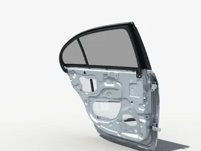 Car Door Structure 02 3D model