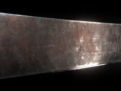 Rusty Machete 3D model