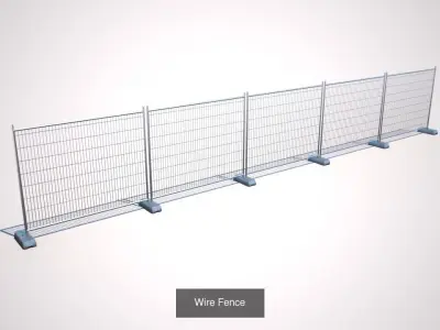 Road blocks and segregation value bundle 3D Model Pack