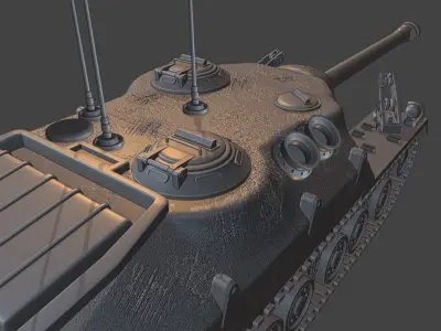 Tanks T 28 USA 3D print model