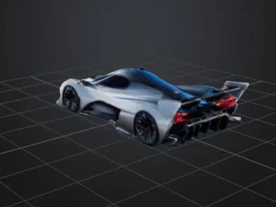 Hypercar 3D model