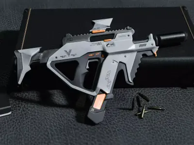 Assault Rifle-V 3D model