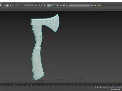 Survive Axe Low-poly 3D model
