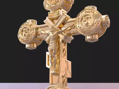 cruz santa 3D print model