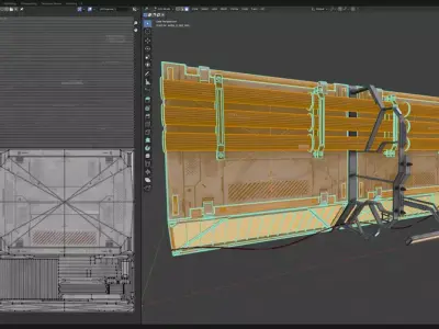 Sci Fi Kit Free 09 vent pipe Free 3D model