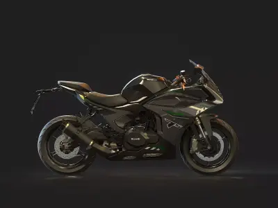 Base model Benelli Tornado 500 2024 3D model