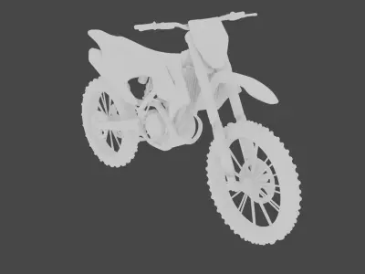 Dirt bike 3D model
