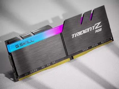 Computer Ram TridentZ RGB PBR Low-poly 3D model