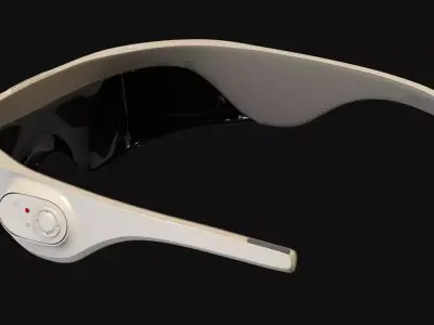  VR Glass Low-poly 3D model