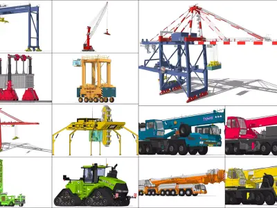 Pack 13 Industrial 3D model