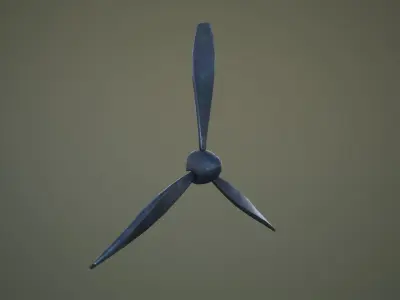 Propeller Low-Poly Low-poly 3D model