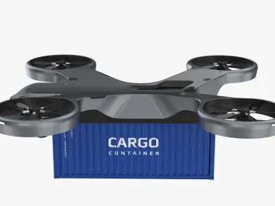 Cargo Drone 3D model