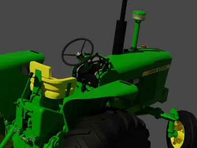 John Deere 3020 3010 Synchroshift 3D model