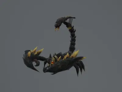 Dark Scorpio Low-poly 3D model