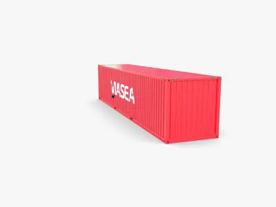 40ft Shipping Container Viasea 3D model