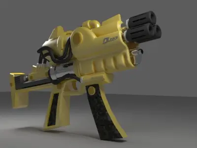 Weapon X cyber 3D model