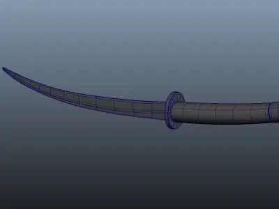 Sword samurai Free 3D model purchase