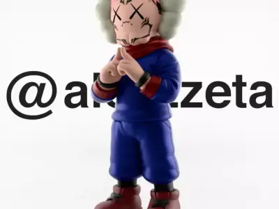 Kaws Yuji Itadori Jujutsu Kaisen Textured 3D model