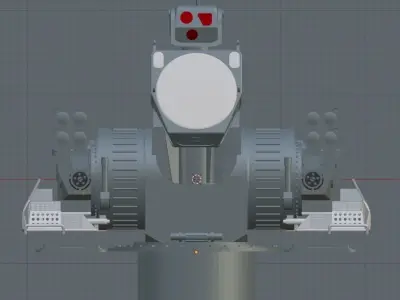 Russian Pantsir-M CIWS 3D model