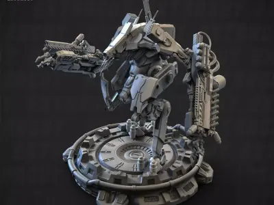 D9 Shrimp Stomper 150mm Poseable Set 3D print model