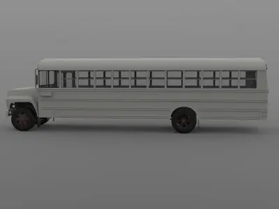 Carpenter School Bus  3D model