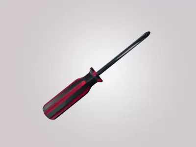 Precision Hand Tool - Cross-Head Drive - Game Ready 3D Model Free low-poly 3D model