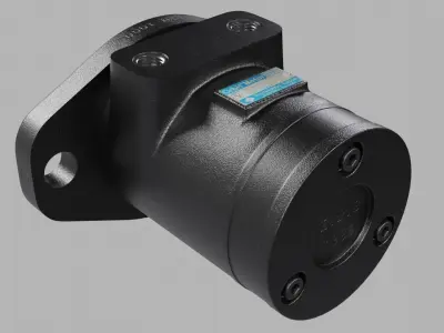 Industrial Hydraulic Motor 3D model