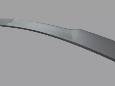 Car Spoiler 025 Low-poly 3D model
