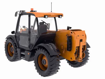 JCB  Farm Machinery PBR 3D model