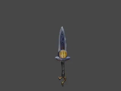 Zeloeman Sword A 62 Low-poly 3D model