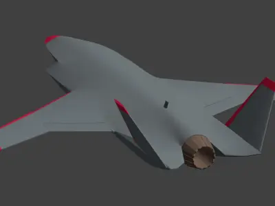 MQ-28 Ghost Bat Boeing 3D print model