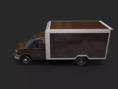 GMC Savana 2018 Box Van 3D model